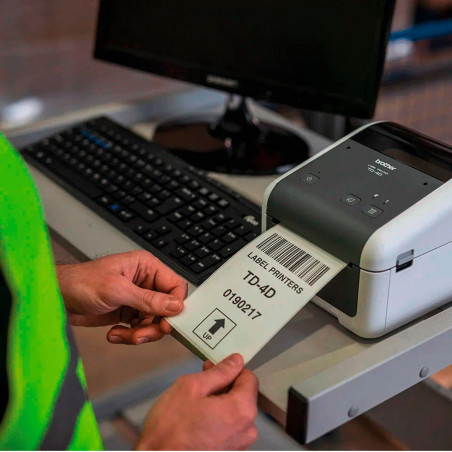 Impresora De Etiquetas y Tickets Brother TD-4410D