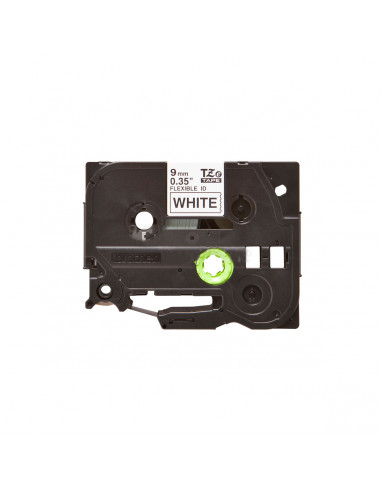 Cinta Brother Tze-FX221 Negro / Blanco 9 mm x 8 m Flexible Cinta Brother Tze-FX221 Negro / Blanco 9 mm x 8 m Flexible