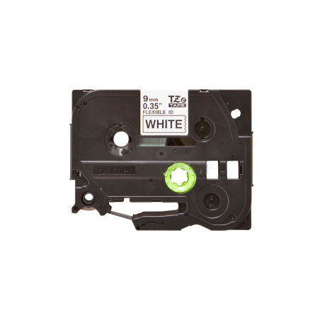 Cinta Brother Tze-FX221 Negro / Blanco 9 mm x 8 m Flexible Cinta Brother Tze-FX221 Negro / Blanco 9 mm x 8 m Flexible