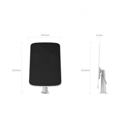 Panel Solar de Carga EZVIZ para Cámaras con Batería EZVIZ Exterior