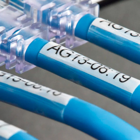 Cinta Brother TZe-SL261 Negro / Blanco 36 mm de ancho x 8 m de largo - Autolaminada Cinta Brother TZe-SL261 Negro / Blanco 36 mm de ancho x 8 m de largo - Autolaminada