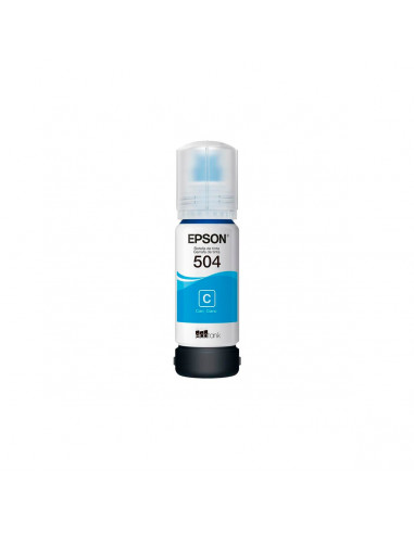 Botella de tinta EPSON T504220-AL Cian