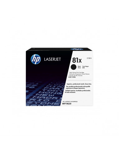 Cartucho Tóner HP 81X Negro Original CF281X