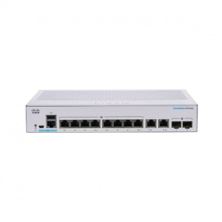 Switch Cisco Business CBS250-8T-E-2G 8 Puertos + 2 SFP