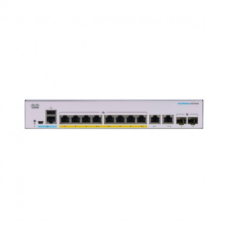 Switch Cisco Business CBS350-8P-E-2G 8 Puertos PoE + 2 SFP