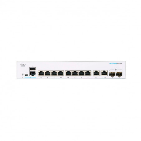 Switch Cisco Business CBS350-8FP-E-2G 8 Puertos PoE + 2 SFP