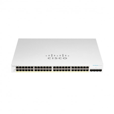 Switch Cisco Business CBS220-48P-4G 48 Puertos PoE + 4 SFP