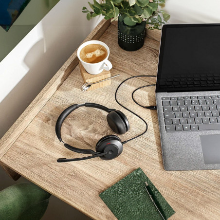 Auriculares Headset Jabra Biaural Evolve 2 30 MS USB C