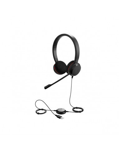 Headset Biaural Jabra Evolve 2 20 USB A