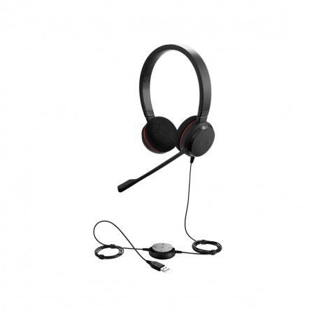 Headset Biaural Jabra Evolve 2 20 USB A