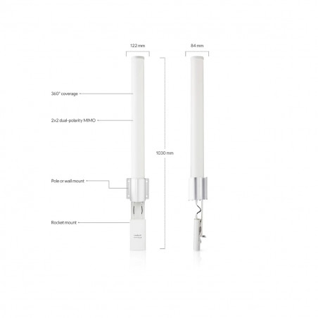 Antena Omnidireccional Ubiquiti AMO-2G10