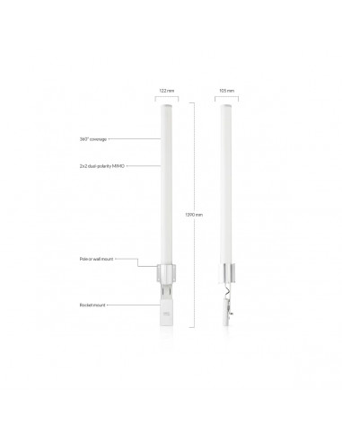 Antena Omnidireccional Ubiquiti AMO-5G13