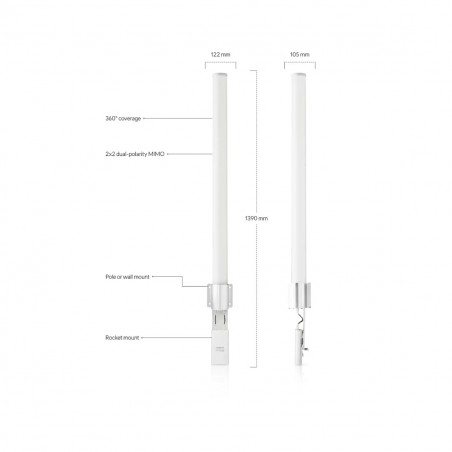 Antena Omnidireccional Ubiquiti AMO-5G13