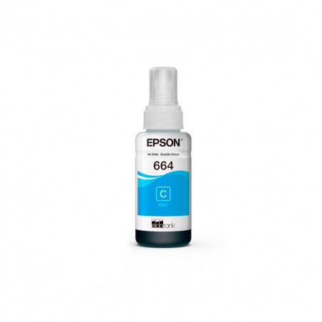 Botella de tinta EPSON T664220-AL Cian Para L200/L210/L355/L555