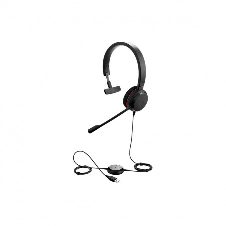 Auriculares Headset Jabra Monoaural Evolve 20 Mono MS USB-A / USB-C