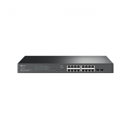 Switch TP-LINK TL-SG2218P JetStream de 16 Puertos Gigabit PoE+ y 2 ranuras SFP