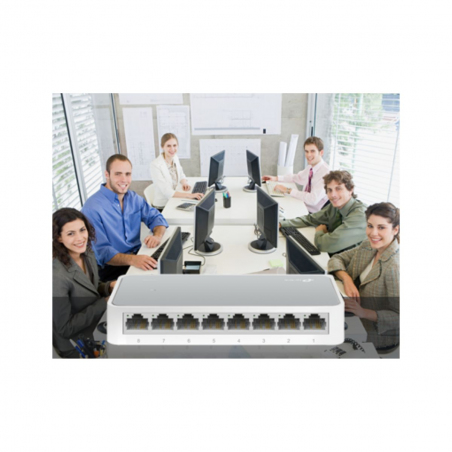 Switch TP-LINK TL-SF1008D - 8 puertos RJ45 10/100Mbps