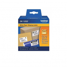 Cinta Brother DK-1204 Precortada 1.7 x 5.4 cm. x 400u.