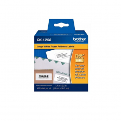 Cinta Brother DK-1208 Precortada 3.8 x 9.0 cm. x 400u.