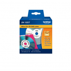 Cinta Brother DK-1207 Precortada 5.8 x 5.8 cm. x 100u.