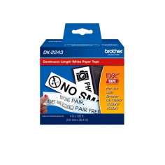 Cinta continua papel blanca Brother DK-2243 102mm