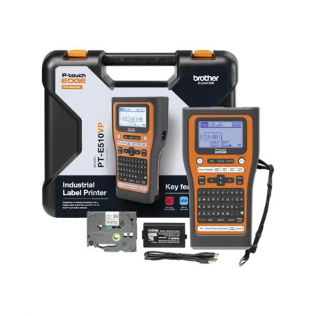 Rotuladora Brother PT-E510VP con conexión USB