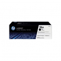 Cartucho Tóner HP 36A Negro Dual Pack Original CB436AD