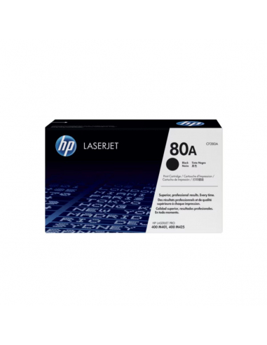 Cartucho Tóner HP 80A Negro Original CF280A
