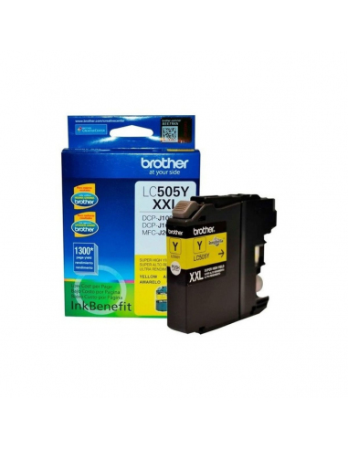Cartucho de tinta Brother LC505Y XXL Amarillo Original