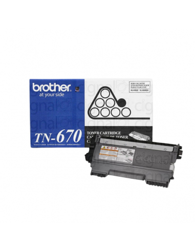Cartucho Tóner Brother TN-670 Negro Original Cartucho Tóner Brother TN-670 Negro Original