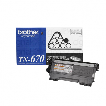 Cartucho Tóner Brother TN-670 Negro Original Cartucho Tóner Brother TN-670 Negro Original