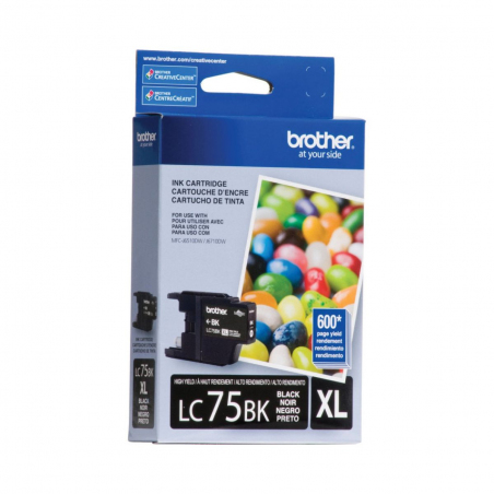 Cartucho de tinta Brother LC75BK XL Negro