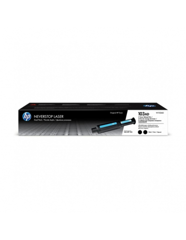 Kit de Recarga Cartucho Tóner HP 103AD Negro Original W1103AD