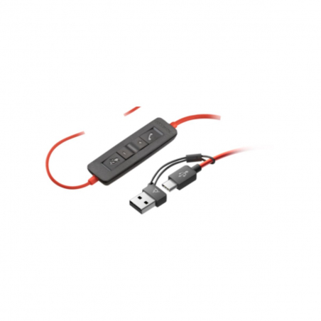 Auriculares Headset Poly Blackwire 3210 Monoaural USB-C/ USB-A
