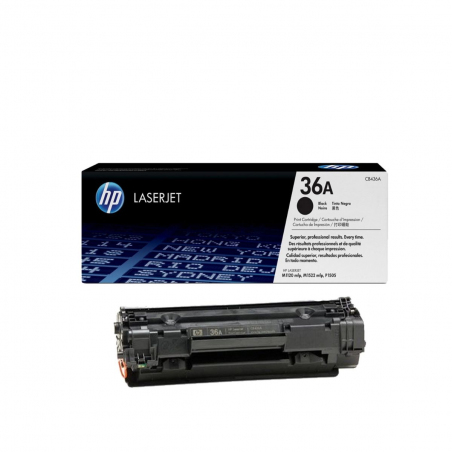 Cartucho Tóner HP 36A Negro Original CB436A