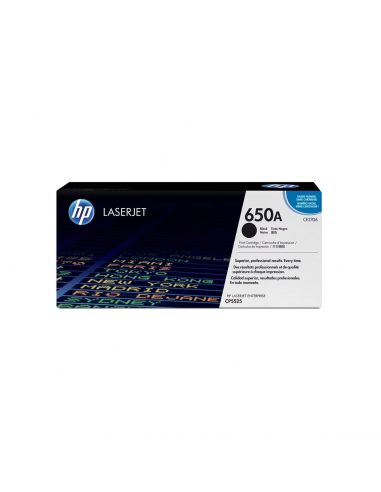 Cartucho Tóner HP 650A Negro Original CE270A