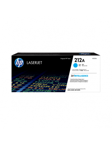 Cartucho Tóner HP 212A Cian Original W2121A
