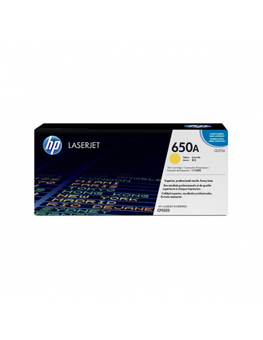 Cartucho Tóner HP 650A Amarillo Original CE272A