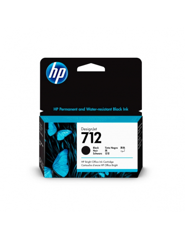 Cartucho de Tinta HP 712 Negro Original 3ED70A
