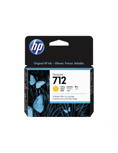 Cartucho de Tinta HP 712 Amarillo Original 3ED69A