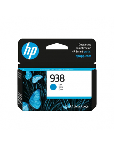 Cartucho de Tinta HP 938 Cian Original 4S6X5PL