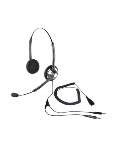 Auriculares Headset Jabra Biaural Biz 1900 QD 3.5mm