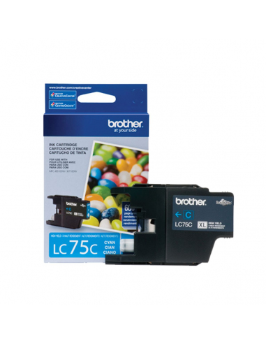 Cartucho de tinta Brother LC75C XL Cyan Original