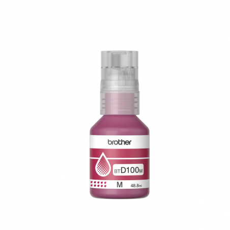 Botella de Tinta Brother BTD100M Magenta Original