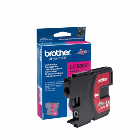 Cartucho de tinta Brother LC980M Magenta Original
