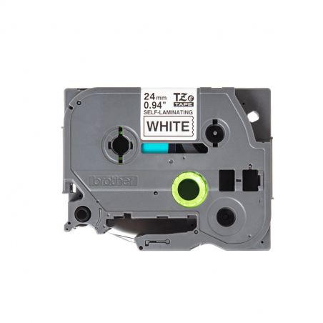 Cinta Brother TZe-SL251 Negro / Blanco 24mm de ancho x 8 m de largo - Autolaminada Cinta Brother TZe-SL251 Negro / Blanco 24mm de ancho x 8 m de largo - Autolaminada