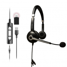 Auriculares Headset Riku RKP-682-U3-C Biaural