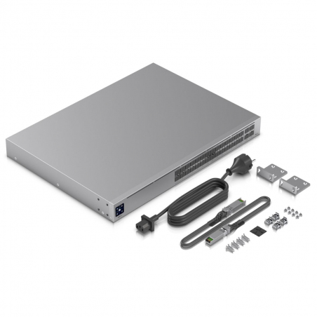 Switch UBIQUITI USW-PRO-AGGREGATION 28 Puertos SFP- 4 Puertos SFP28 Switch UBIQUITI USW-PRO-AGGREGATION 28 Puertos SFP- 4 Puertos SFP28