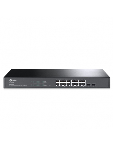 Switch TP-LINK TL-SG2218 JetStream de 16 Puertos Gigabit y 2 Ranuras SFP