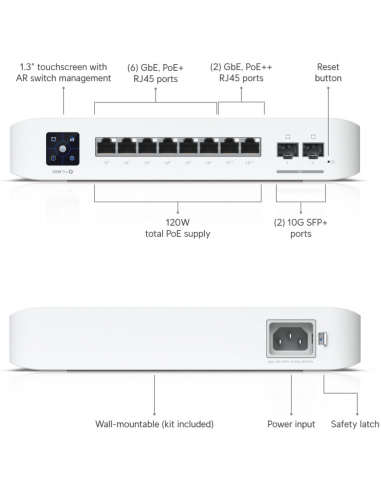Switch Ubiquiti USW-ENTERPRISE-8-POE Switch Ubiquiti USW-ENTERPRISE-8-POE